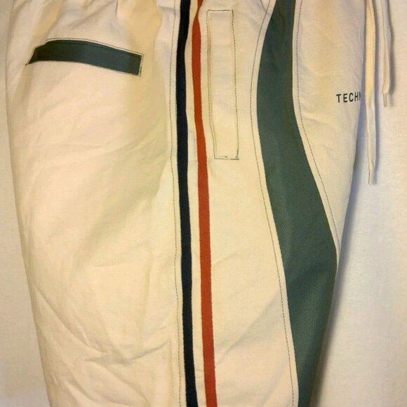 Alefric Eden Shorts Men 30 Waist Elastic Cream Splice Advanced Technology - Picture 4 of 10